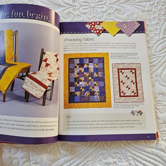 Fat Quarter Fun By Karen Snyder Quilting Book 2007 Krause Publications - Picture 8 of 9